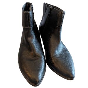 Torrid Black Pebbled Heeled Boots